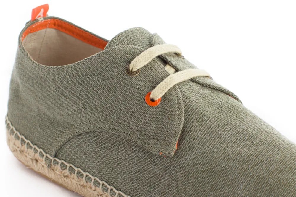 Abarca Shoes Alpargatas Yute^Blucher Terra Kaki