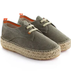 Abarca Shoes Alpargatas De Verano^Blucher Terra Kaki