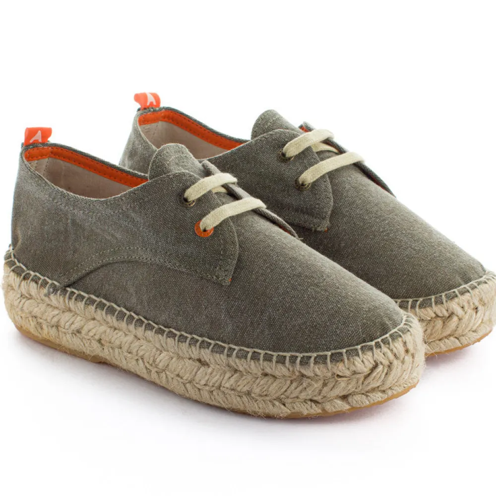 Abarca Shoes Alpargatas De Verano^Blucher Terra Kaki