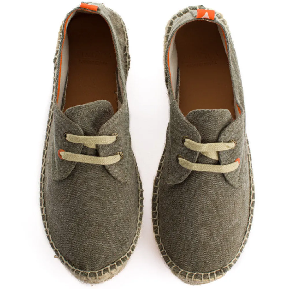 Abarca Shoes Alpargatas De Verano^Blucher Terra Kaki