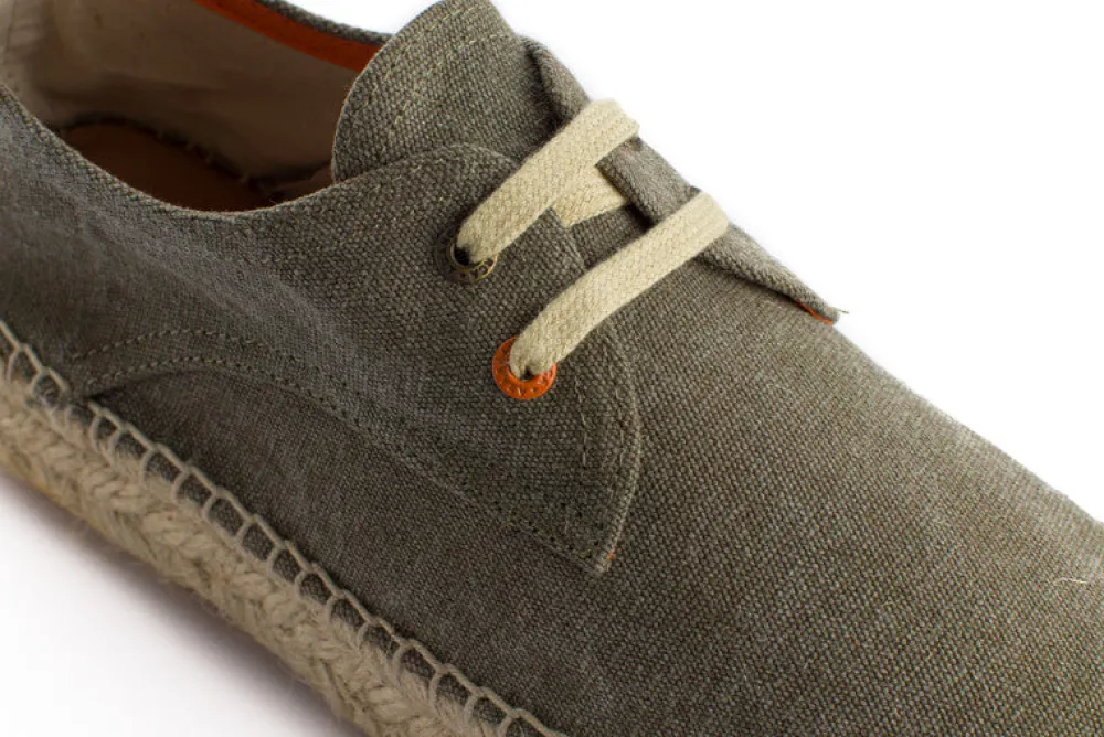 Abarca Shoes Alpargatas De Verano^Blucher Terra Kaki
