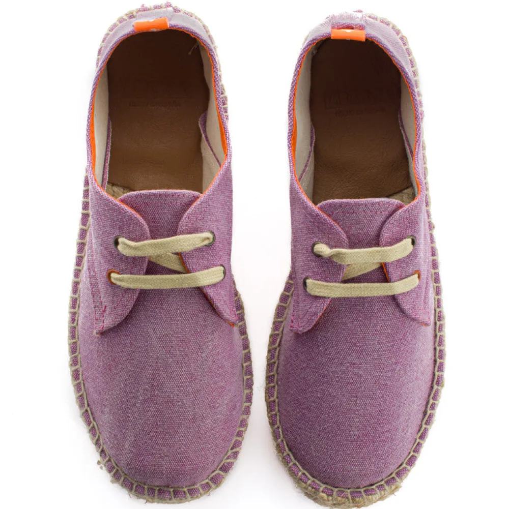 Abarca Shoes Alpargatas De Verano^Blucher Terra Lila