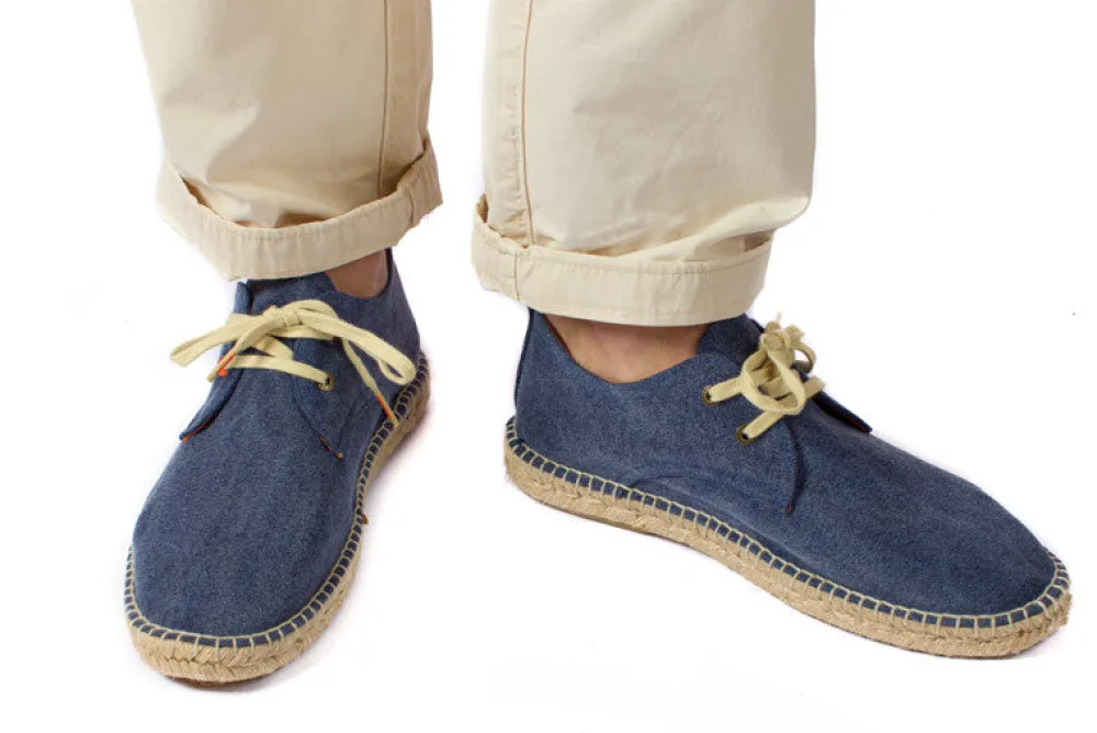 Abarca Shoes Alpargatas De Verano^Blucher Terra Marino