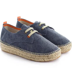 Abarca Shoes Alpargatas Con Cordones^Blucher Terra Marino