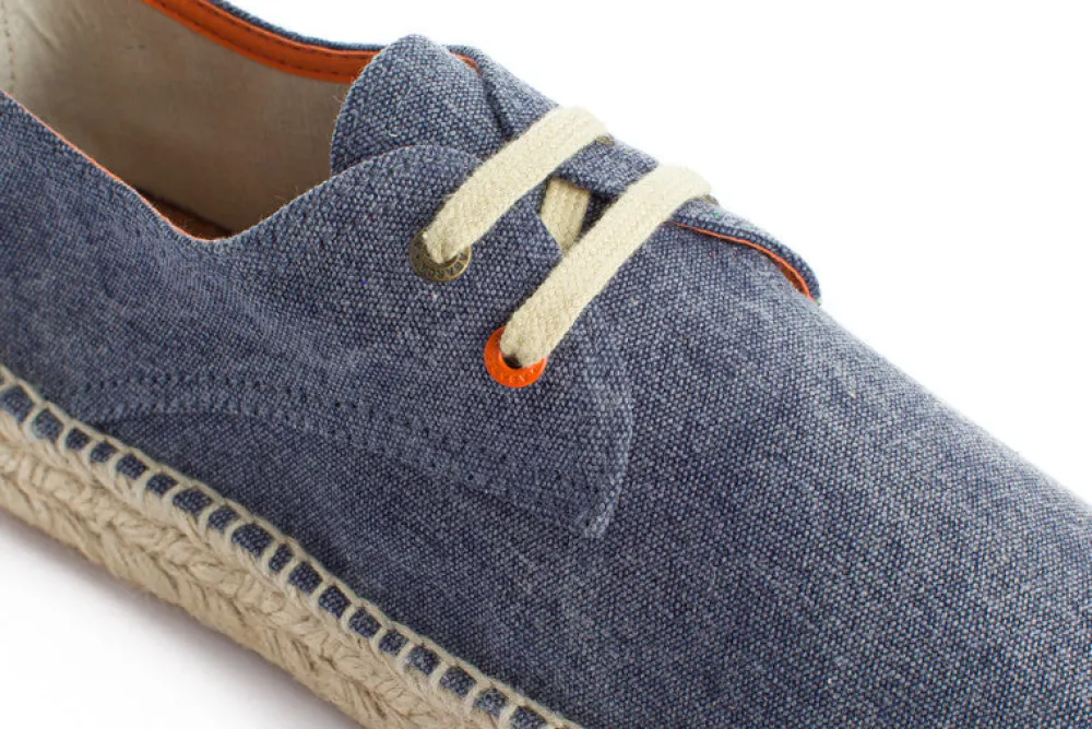 Abarca Shoes Alpargatas Con Cordones^Blucher Terra Marino