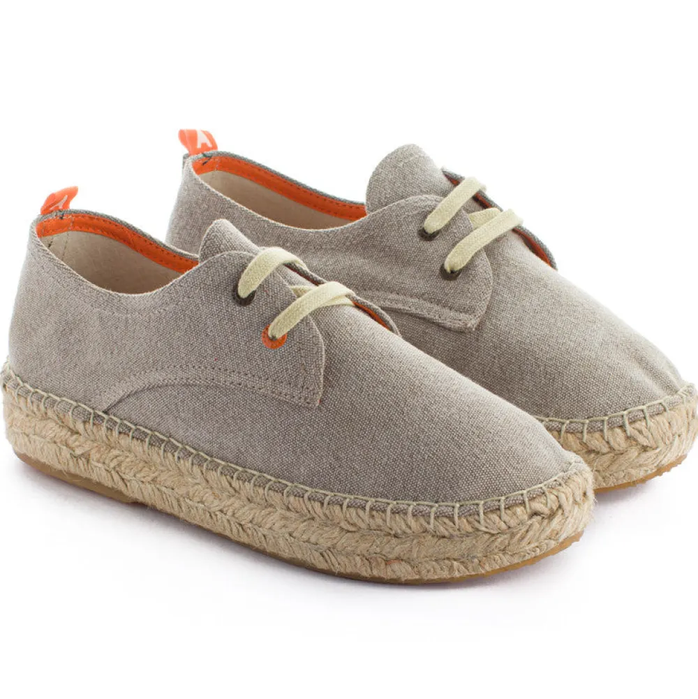 Abarca Shoes Alpargatas De Verano^Blucher Terra Panna