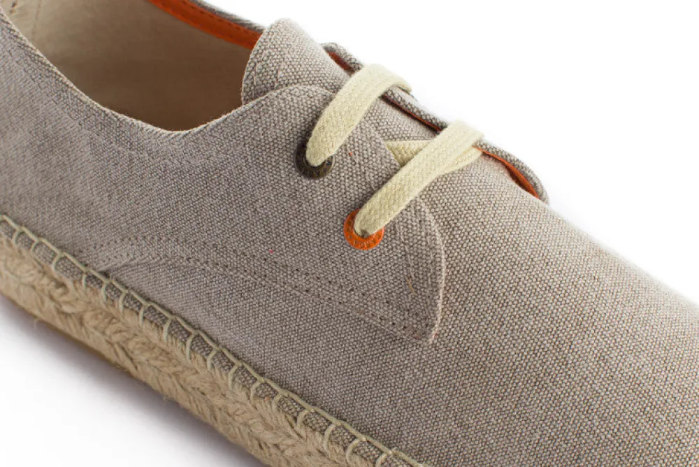 Abarca Shoes Alpargatas De Verano^Blucher Terra Panna