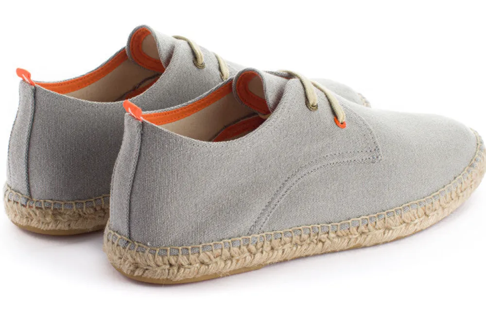 Abarca Shoes Alpargatas Con Cordones^Blucher Terra Perla