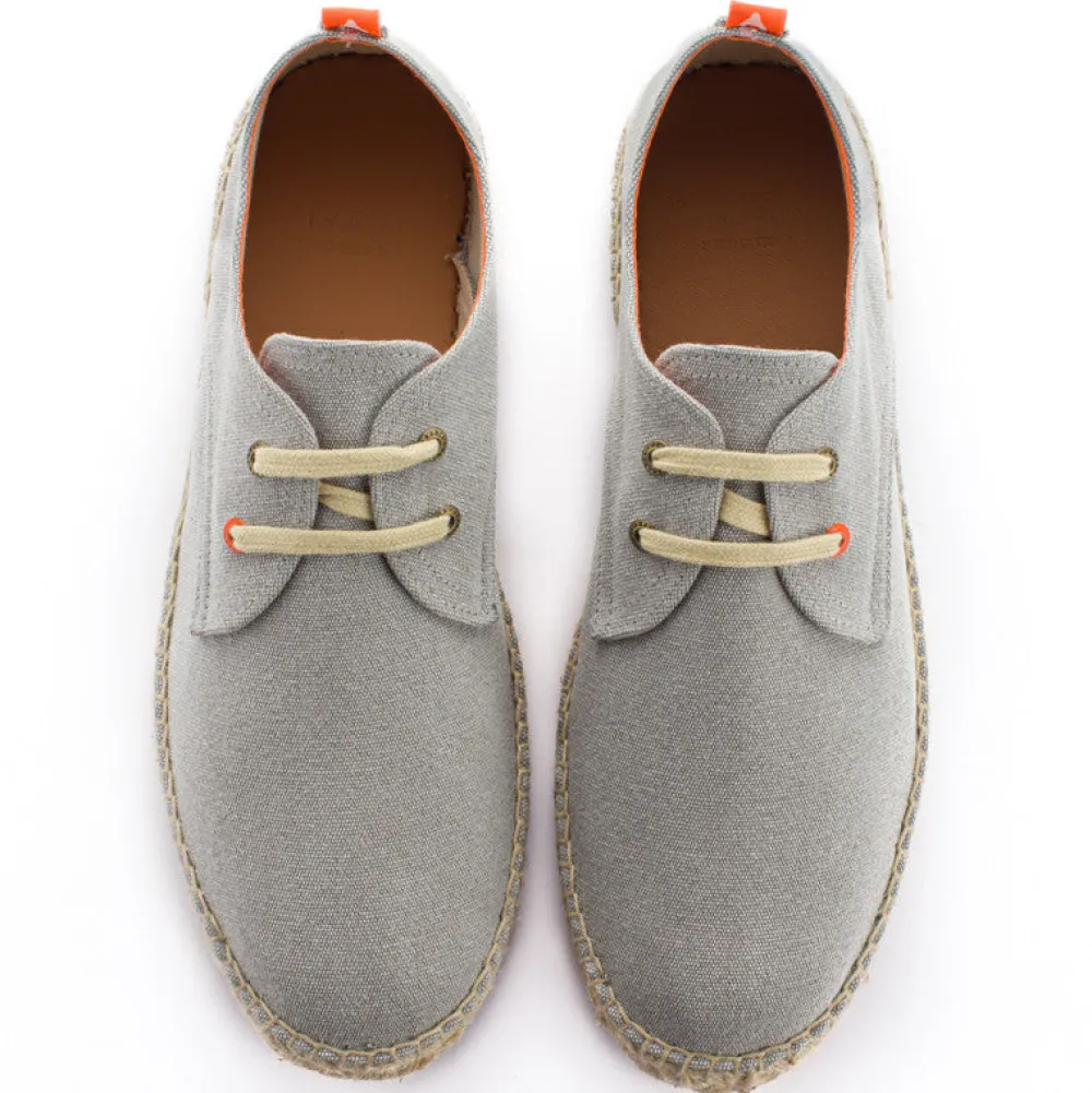Abarca Shoes Alpargatas Con Cordones^Blucher Terra Perla