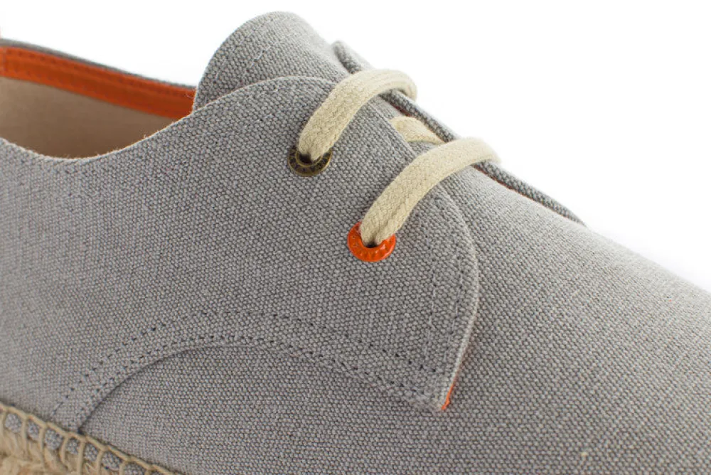 Abarca Shoes Alpargatas Con Cordones^Blucher Terra Perla