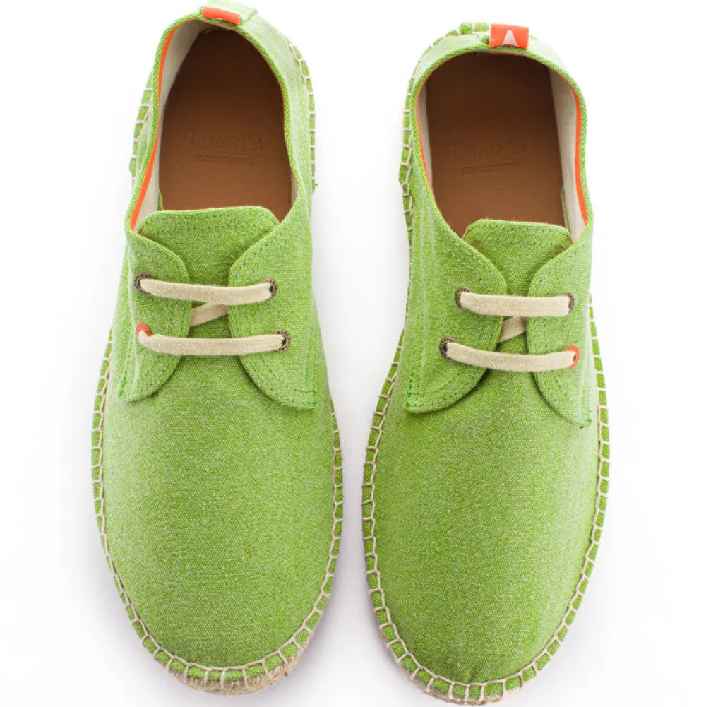 Abarca Shoes Alpargatas De Verano^Blucher Terra Pistacho