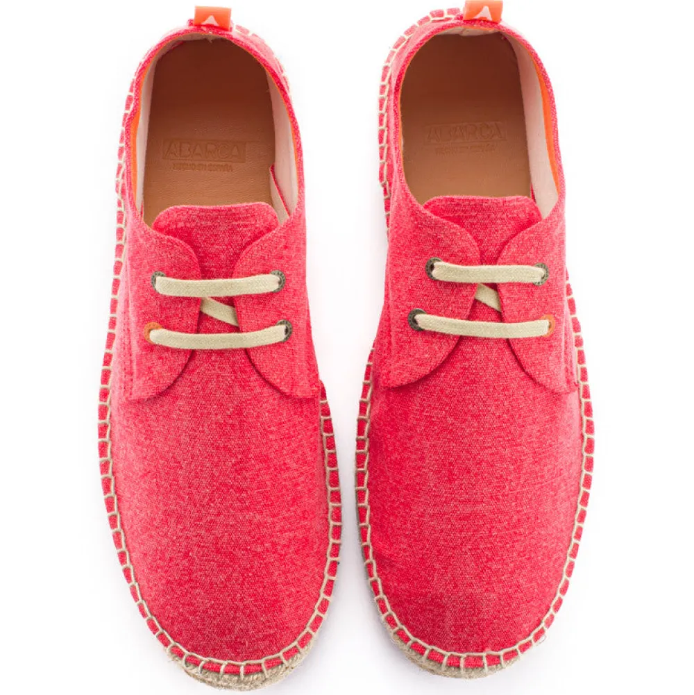 Abarca Shoes Alpargatas Blucher^Blucher Terra Rojo