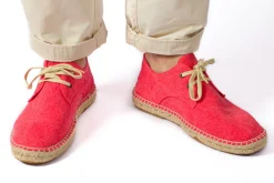 Abarca Shoes Alpargatas De Verano^Blucher Terra Rojo