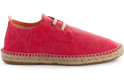 Abarca Shoes Alpargatas Con Cordones^Blucher Terra Rojo