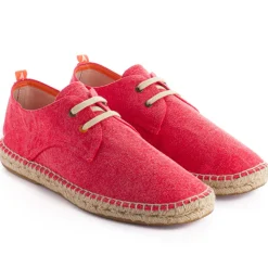 Abarca Shoes Alpargatas Con Cordones^Blucher Terra Rojo