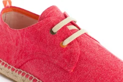 Abarca Shoes Alpargatas Con Cordones^Blucher Terra Rojo