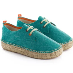 Abarca Shoes Alpargatas De Verano^Blucher Terra Verde
