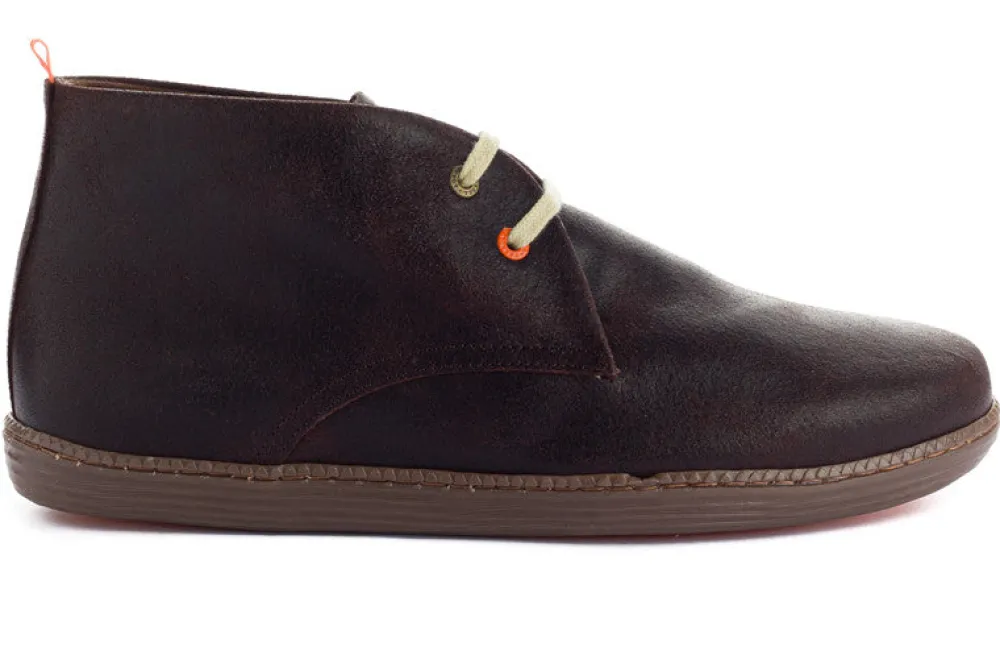 Abarca Shoes Botas De Piel^Bota De Piel Cafe