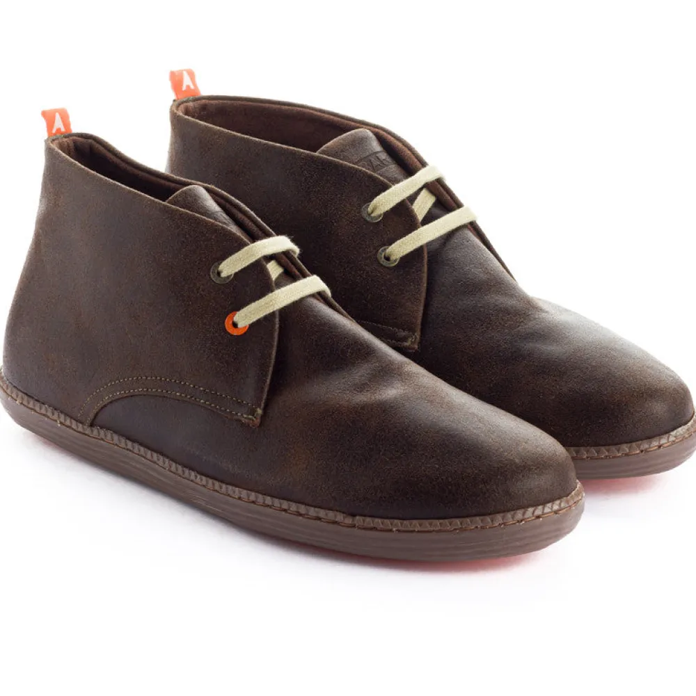 Abarca Shoes Botas De Piel^Bota De Piel Taupe