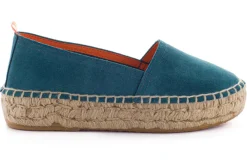 Abarca Shoes Alpargatas De Verano^Camping Piel Aguamar