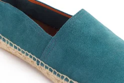 Abarca Shoes Alpargatas De Verano^Camping Piel Aguamar