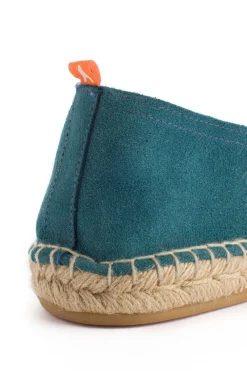 Abarca Shoes Alpargatas De Verano^Camping Piel Aguamar