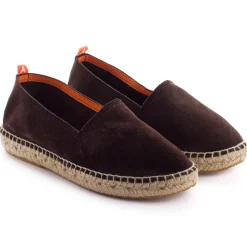 Abarca Shoes Alpargatas De Verano^Camping Piel Chocolate