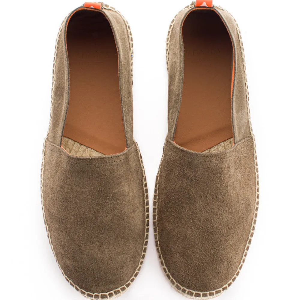 Abarca Shoes Alpargatas Yute^Camping Piel Kaki 19