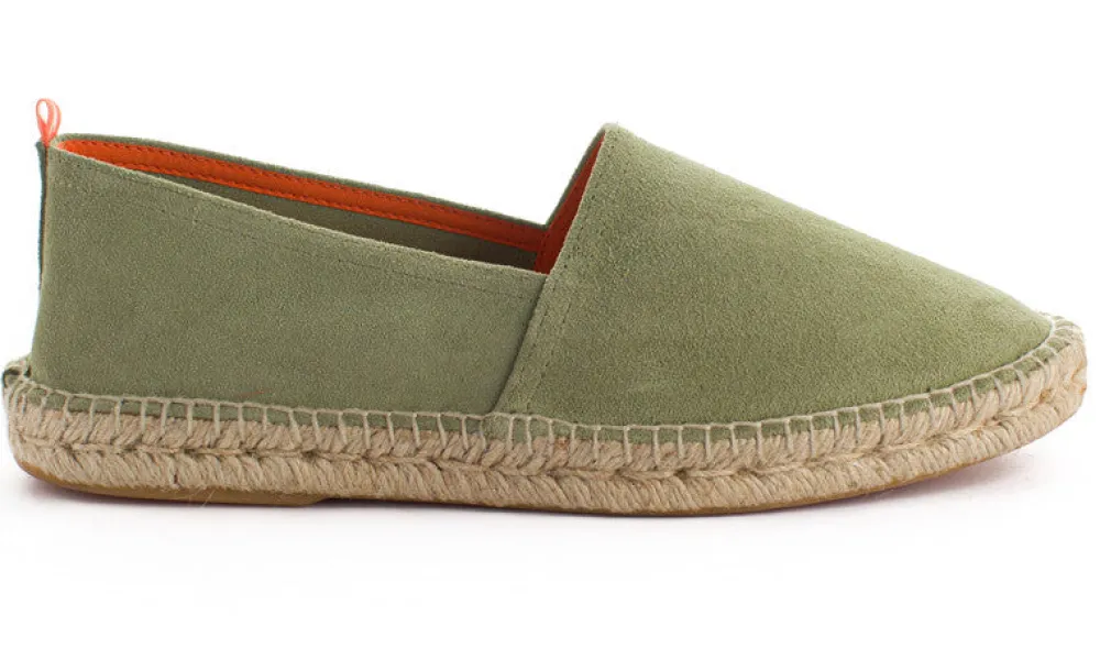 Abarca Shoes Alpargatas Yute^Camping Piel Menta