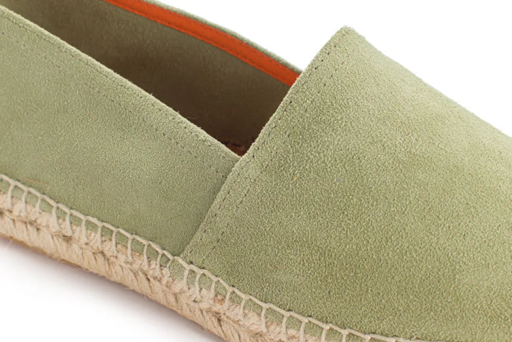 Abarca Shoes Alpargatas Yute^Camping Piel Menta