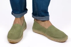 Abarca Shoes Alpargatas Camping^Camping Piel Menta