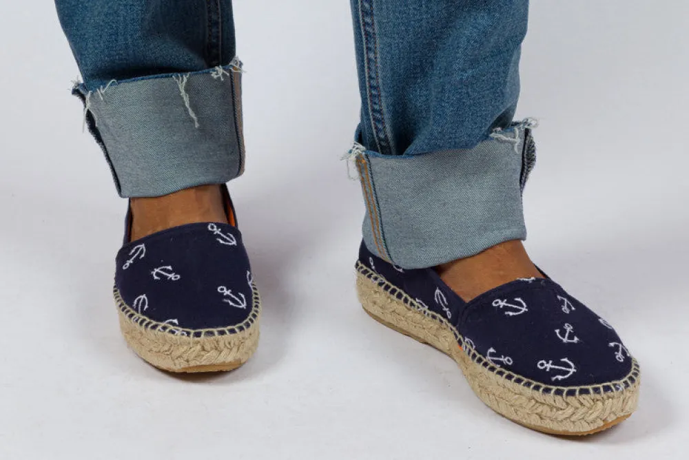 Abarca Shoes Alpargatas De Verano^Camping Terra Anclas Marino
