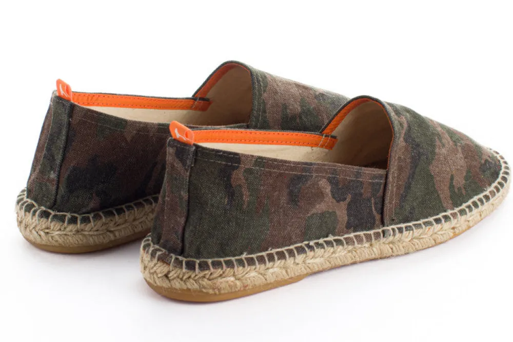 Abarca Shoes Alpargatas De Verano^Camping Terra Camuflaje Verde