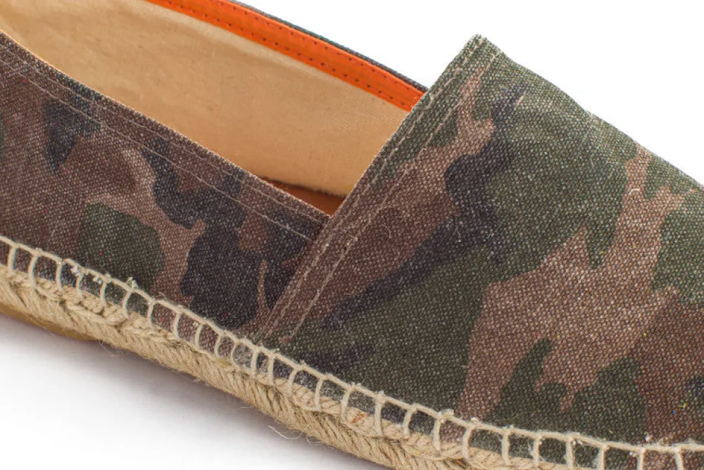 Abarca Shoes Alpargatas De Verano^Camping Terra Camuflaje Verde