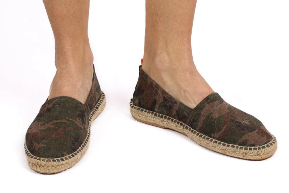 Abarca Shoes Alpargatas De Verano^Camping Terra Camuflaje Verde