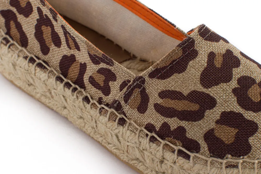 Abarca Shoes Alpargatas Yute^Camping Terra Leopardo