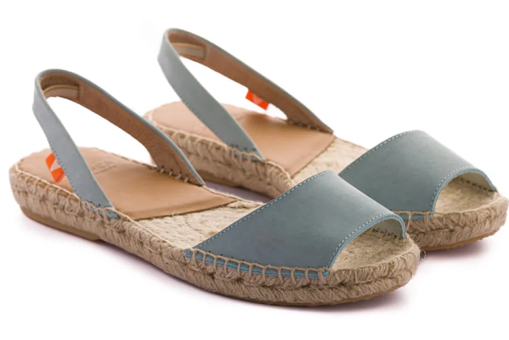 Abarca Shoes Menorquinas^Menorquinas Nobuck Celeste