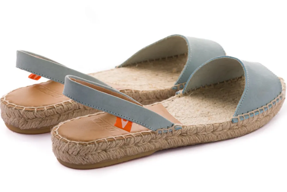 Abarca Shoes Menorquinas^Menorquinas Nobuck Celeste