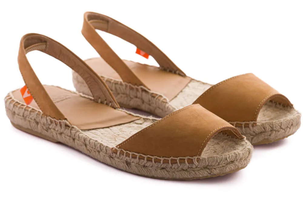 Abarca Shoes Alpargatas Yute^Menorquinas Nobuck Nuez