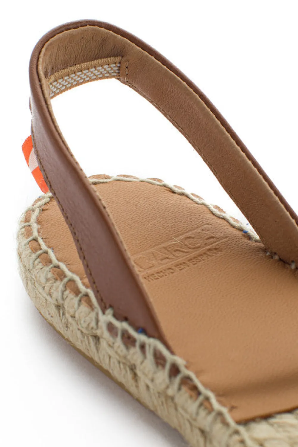 Abarca Shoes Menorquinas^Menorquinas Piel Con Rayas Rojas