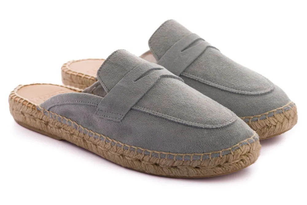Abarca Shoes Alpargatas Yute^Mocasín Abierto Piel Methamol