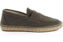 Abarca Shoes Alpargata Mocasín^Mocasín Lino Viejo Kaki