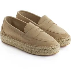 Abarca Shoes Alpargatas De Verano^Mocasín Piel Beige