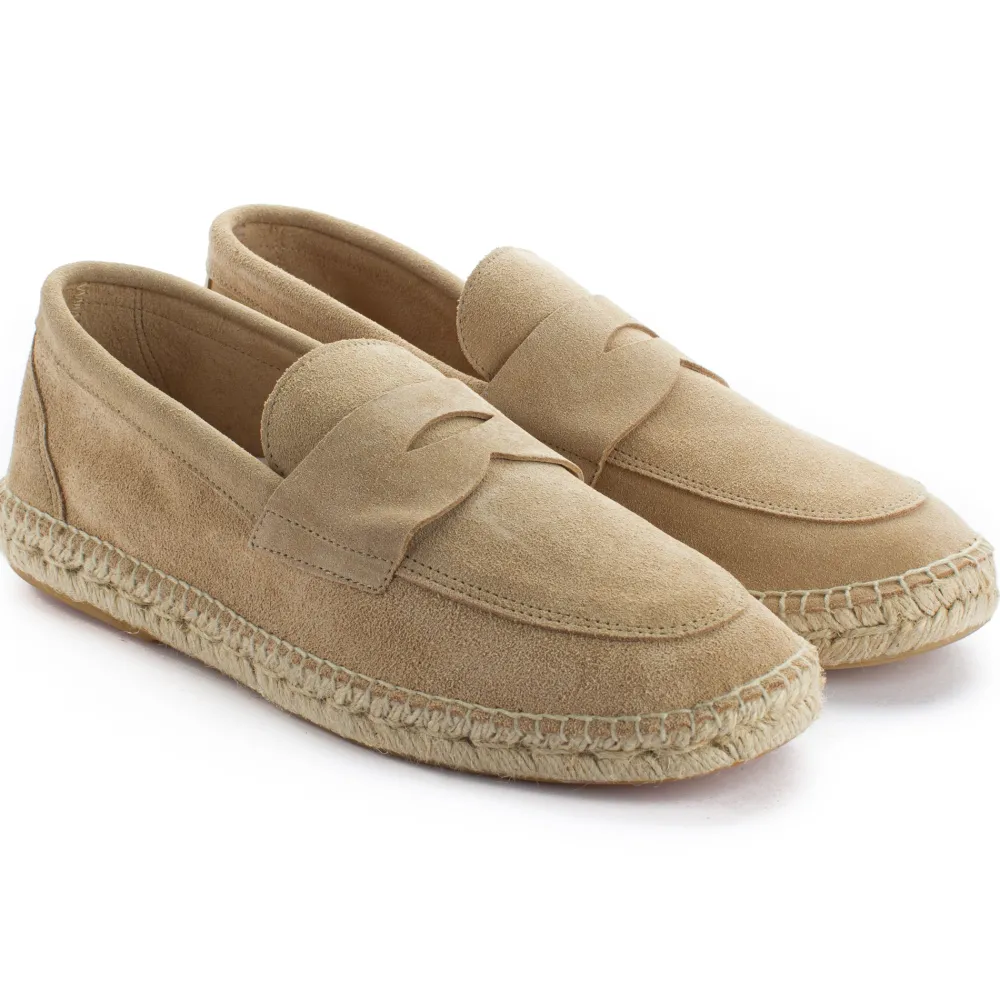 Abarca Shoes Alpargatas De Verano^Mocasín Piel Beige