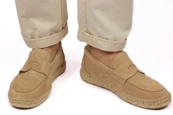 Abarca Shoes Alpargatas De Verano^Mocasín Piel Beige