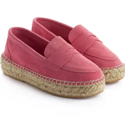 Abarca Shoes Alpargatas De Verano^Mocasín Piel Chicle