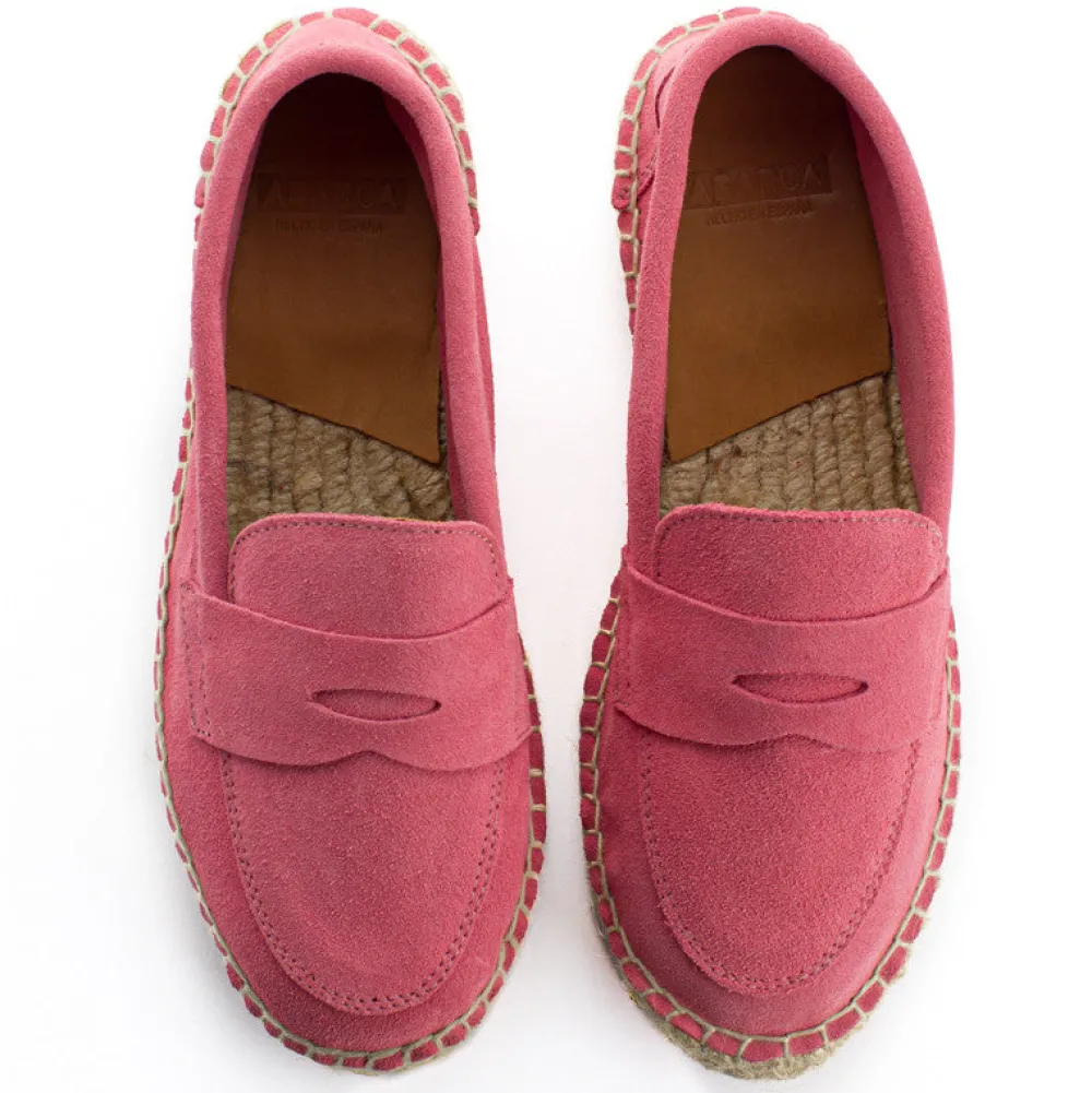 Abarca Shoes Alpargatas De Verano^Mocasín Piel Chicle