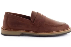 Abarca Shoes Mocasínes^Mocasín Piel Encerado Roble