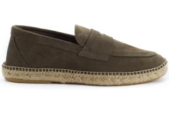 Abarca Shoes Alpargatas De Verano^Mocasín Piel Kaki 19