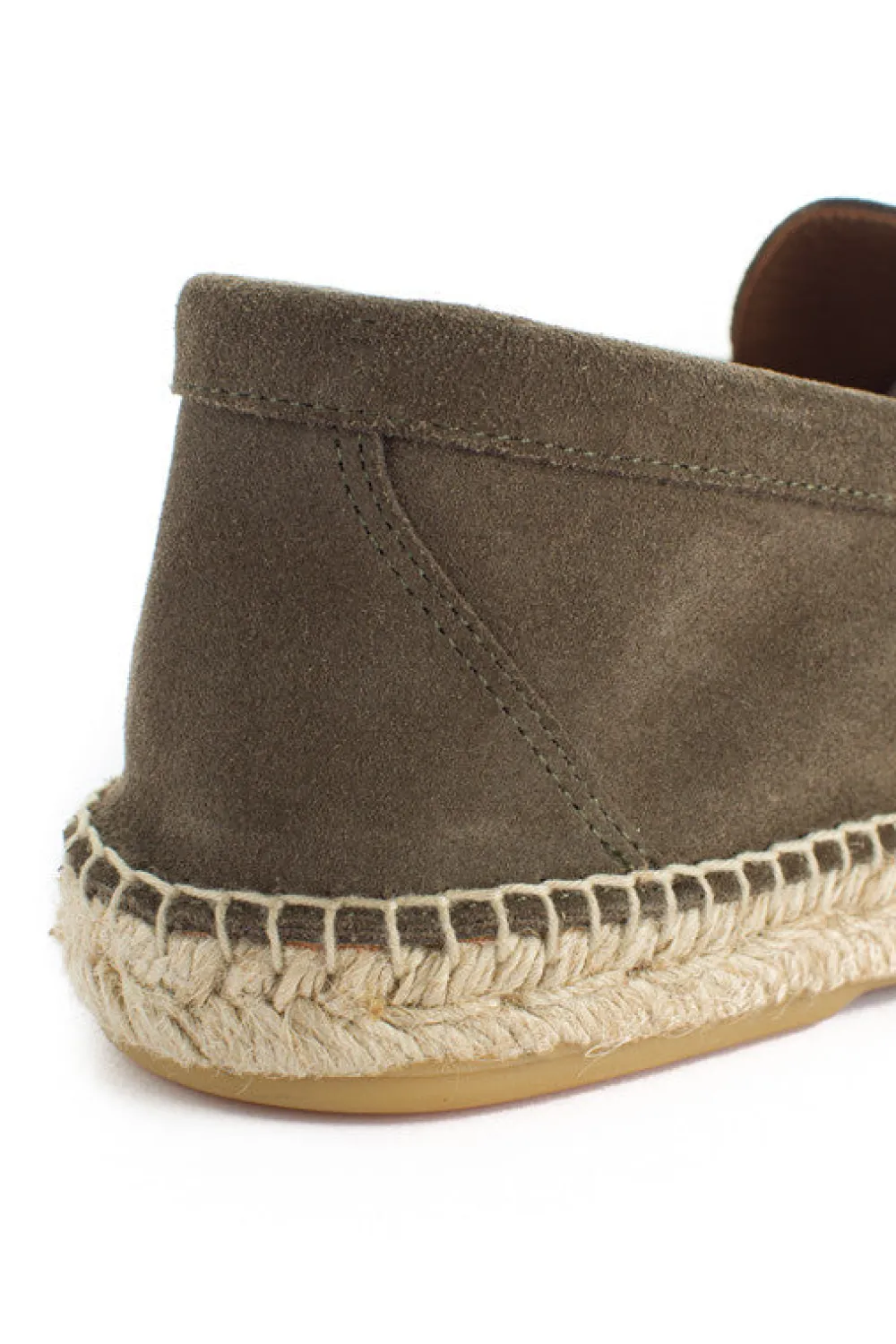 Abarca Shoes Alpargatas De Verano^Mocasín Piel Kaki 19